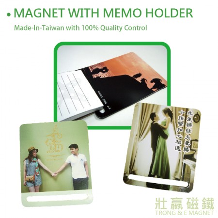 Magnet with Memo Holder 