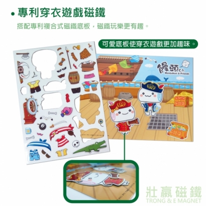 專利穿衣遊戲磁鐵